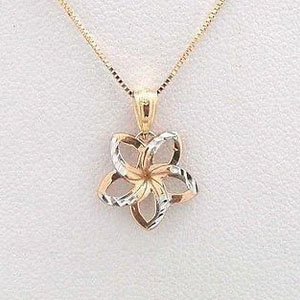 アクセサリーその他 Flowerman Necklace Dual-Tone Floral Pendant Necklace - zevarika.com